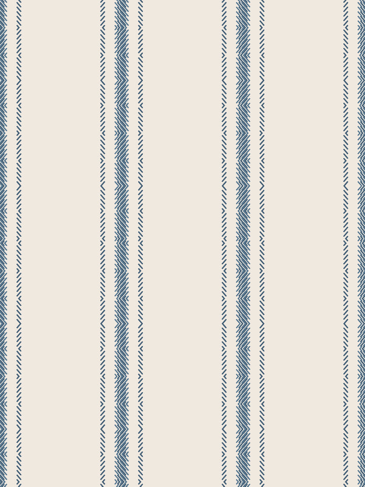 'Snake Trails' Wallpaper by Flint Wood & Hicks - Dark Navy