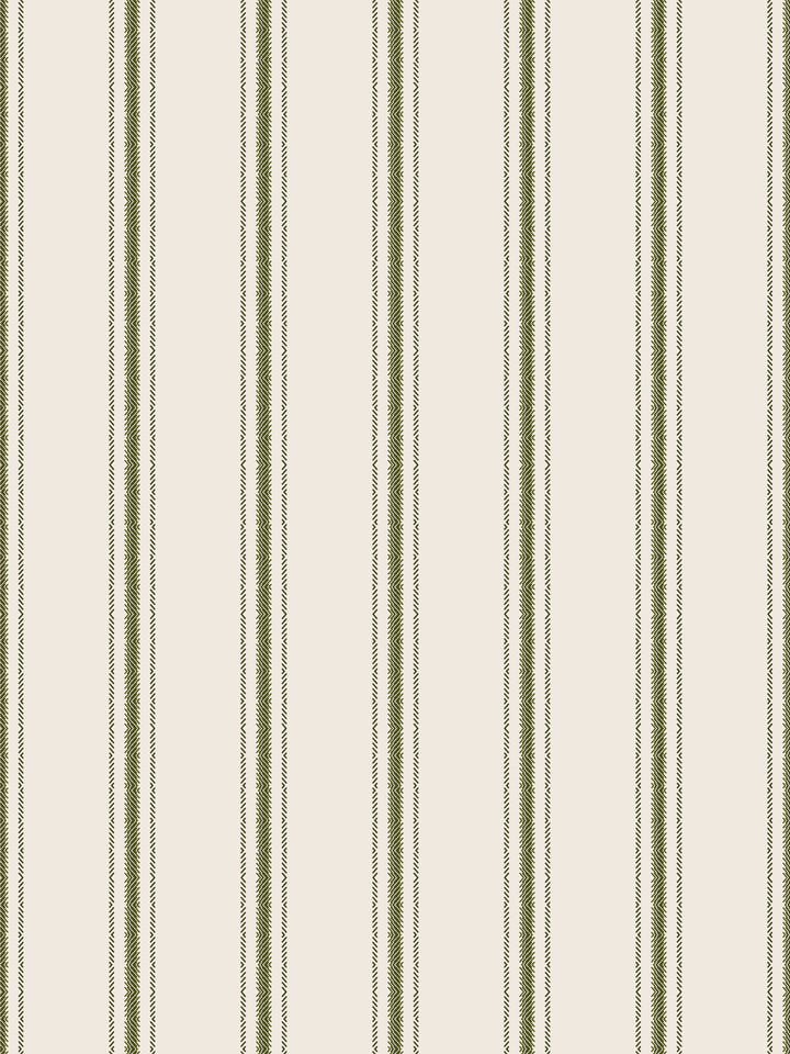 'Snake Trails' Wallpaper by Flint Wood & Hicks - Dark Olive