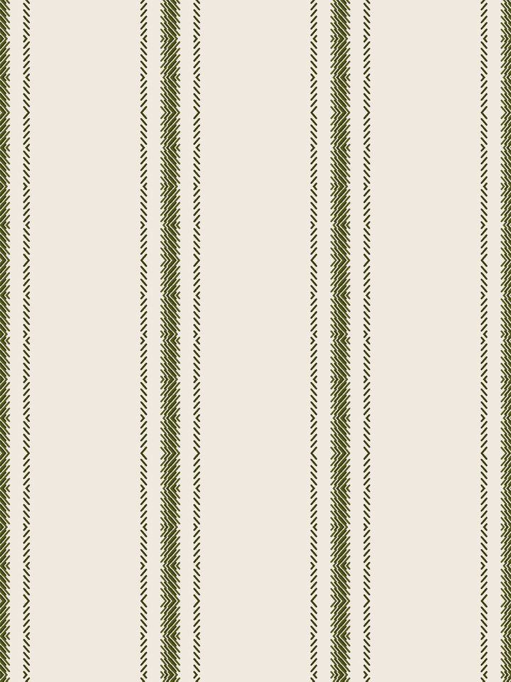 'Snake Trails' Wallpaper by Flint Wood & Hicks - Dark Olive