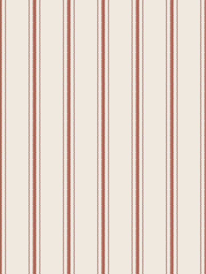 'Snake Trails' Wallpaper by Flint Wood & Hicks - Dark Red