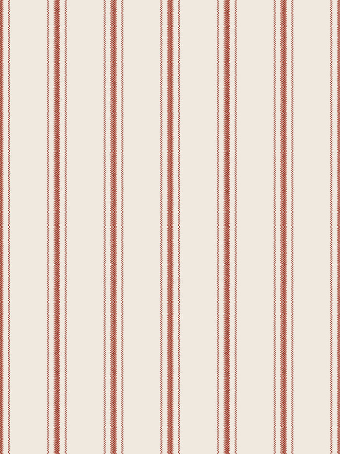 'Snake Trails' Wallpaper by Flint Wood & Hicks - Dark Red