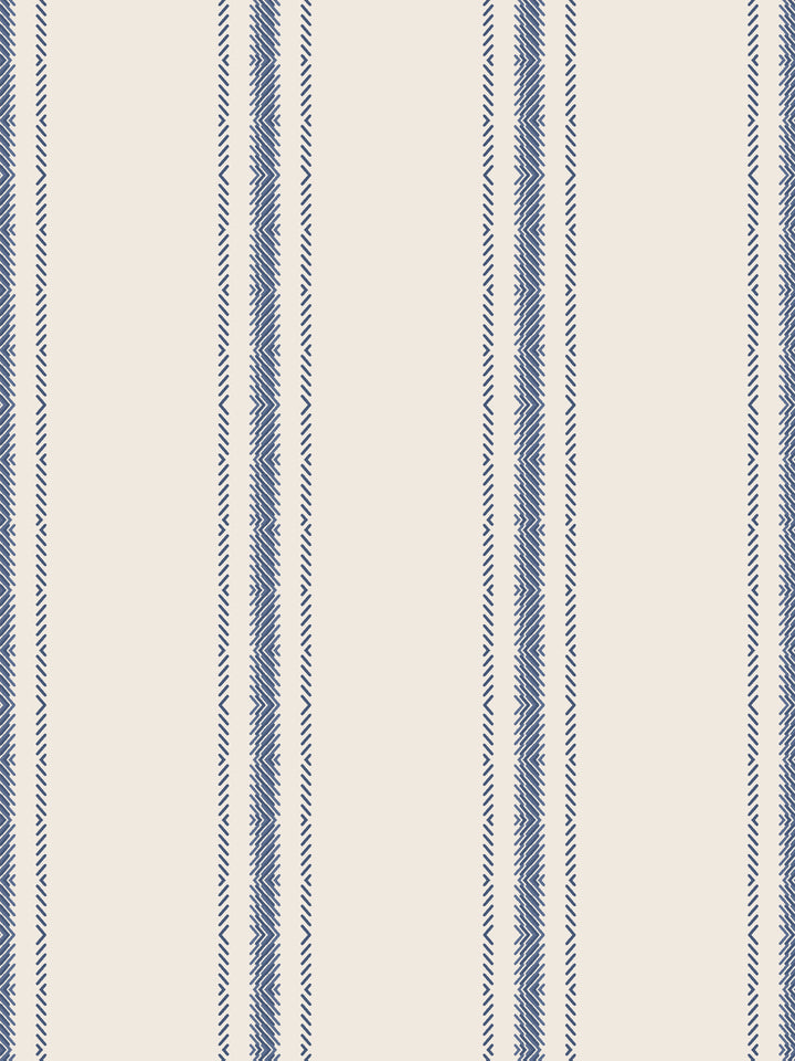 'Snake Trails' Wallpaper by Flint Wood & Hicks - Indigo