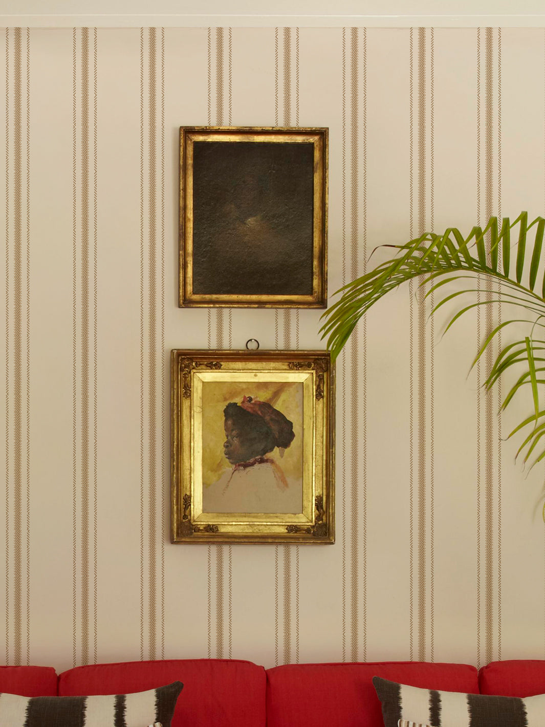 'Snake Trails' Wallpaper by Flint Wood & Hicks - Khaki