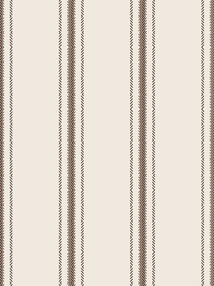 'Snake Trails' Wallpaper by Flint Wood & Hicks - Mahogany Brown
