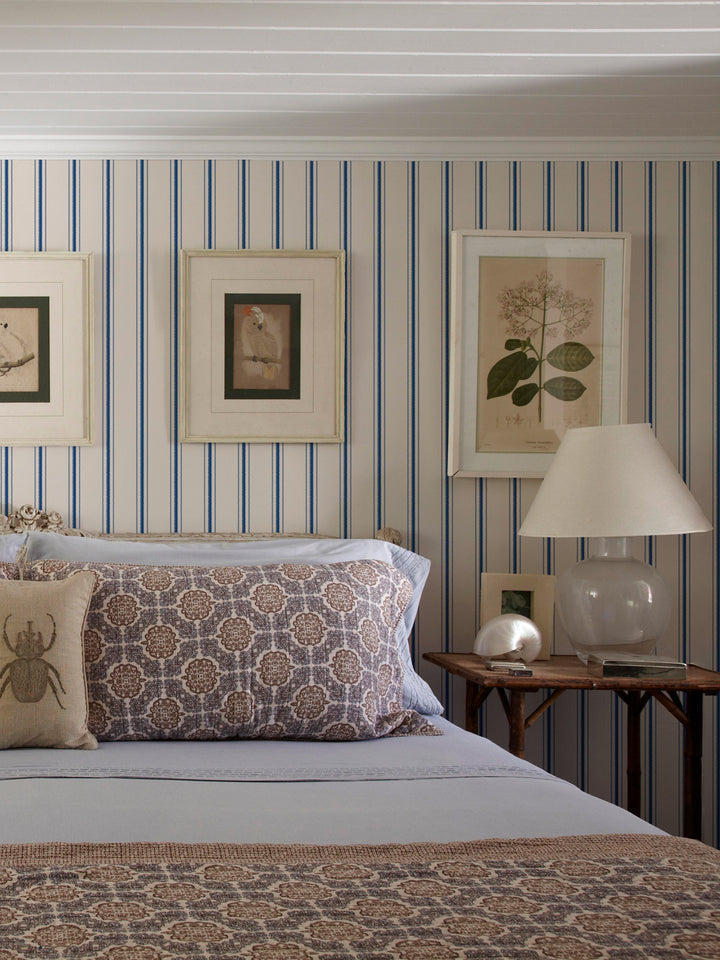 'Snake Trails' Wallpaper by Flint Wood & Hicks - Midnight