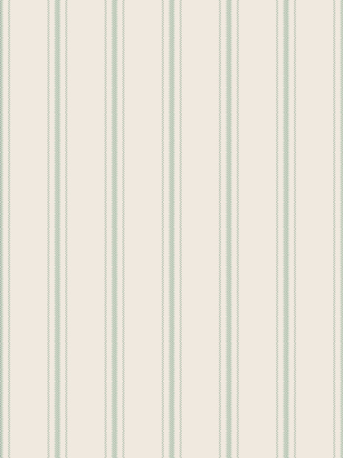 'Snake Trails' Wallpaper by Flint Wood & Hicks - Minty Green