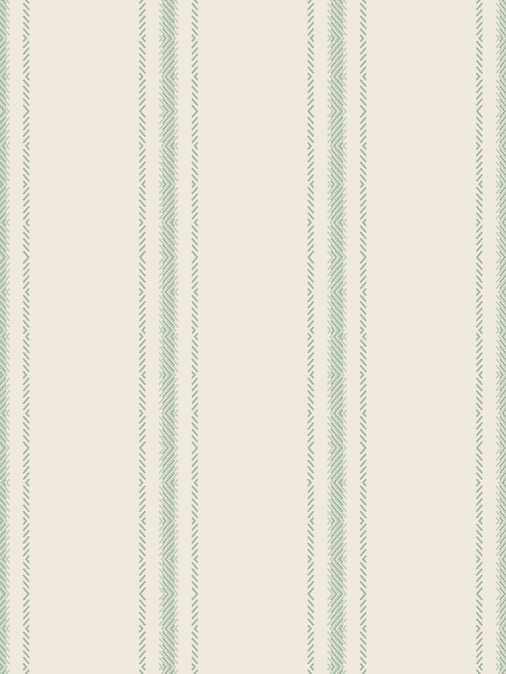 'Snake Trails' Wallpaper by Flint Wood & Hicks - Minty Green