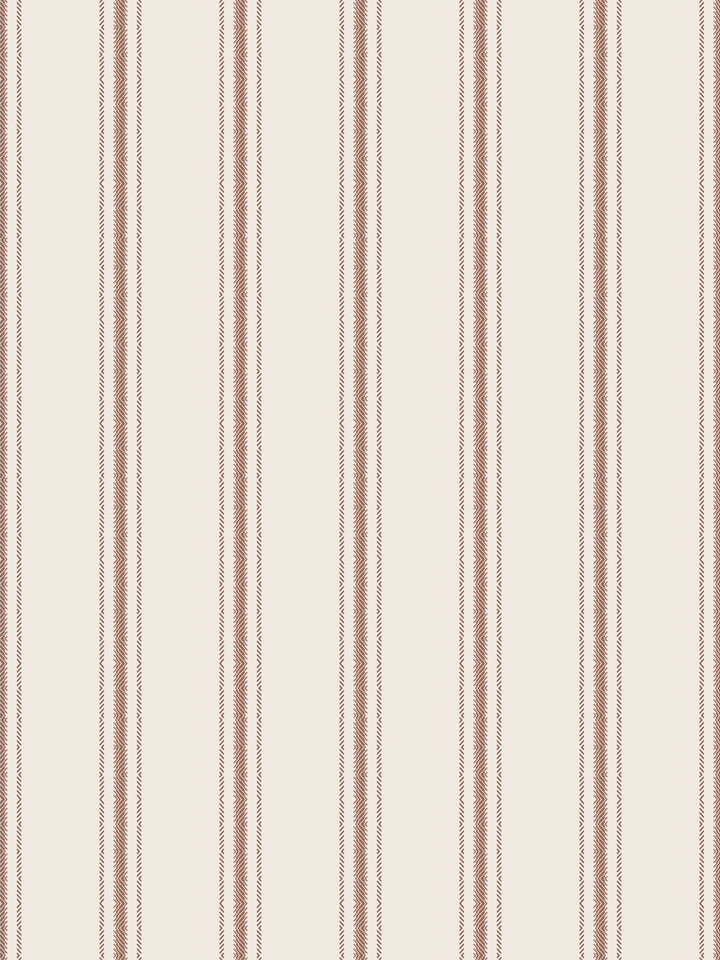 'Snake Trails' Wallpaper by Flint Wood & Hicks - Red Brown