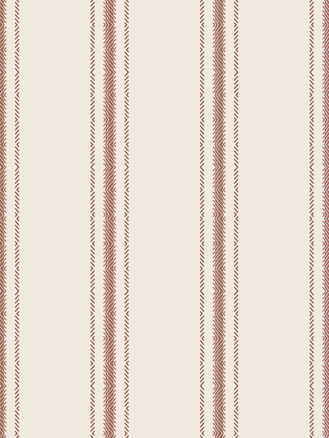 'Snake Trails' Wallpaper by Flint Wood & Hicks - Red Brown