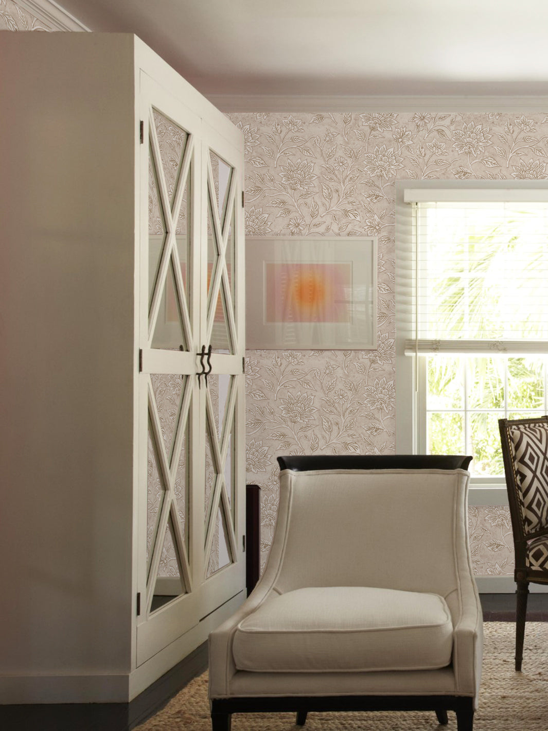 'Spice of Life Large' Wallpaper by Flint Wood & Hicks - Beige