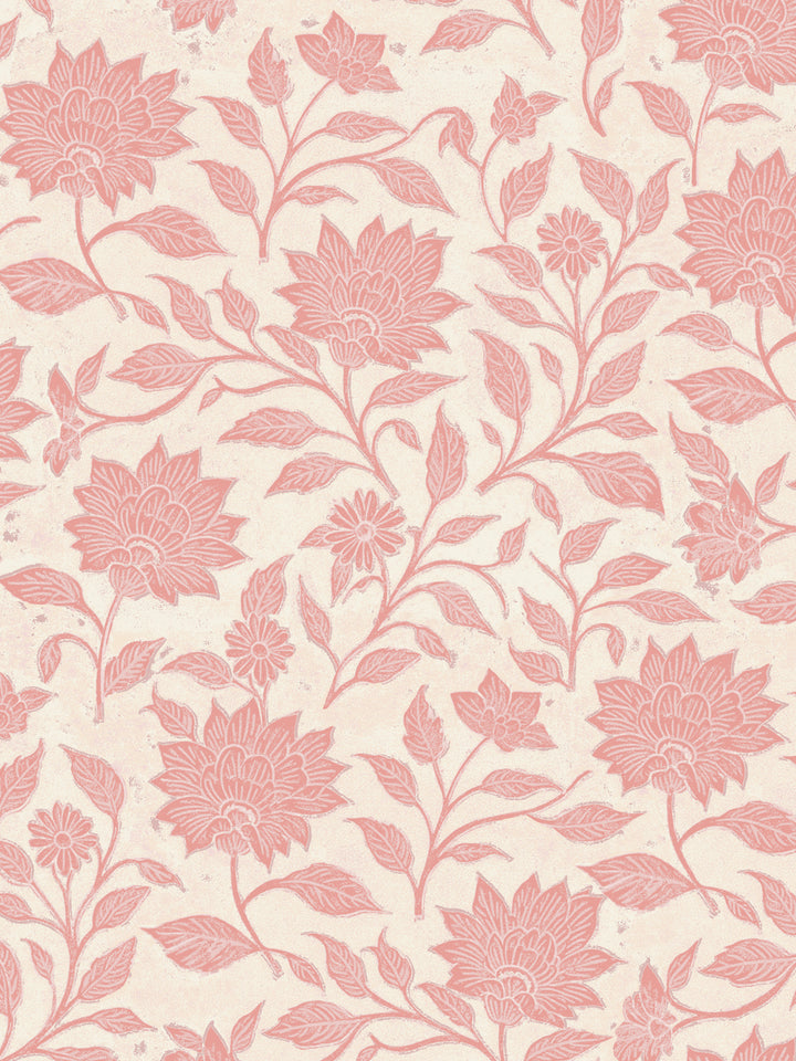 'Spice of Life Large' Wallpaper by Flint Wood & Hicks - Pink
