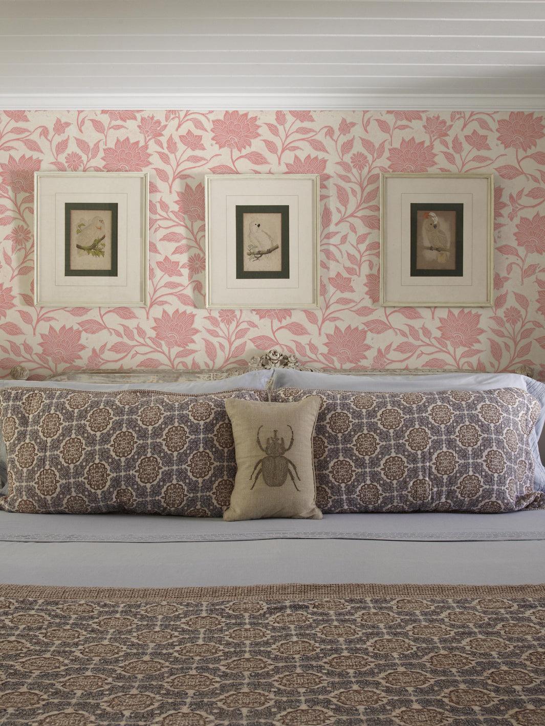 'Spice of Life Large' Wallpaper by Flint Wood & Hicks - Pink