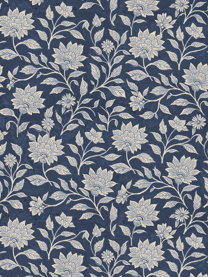'Spice of Life Small' Wallpaper by Flint Wood & Hicks - Midnight