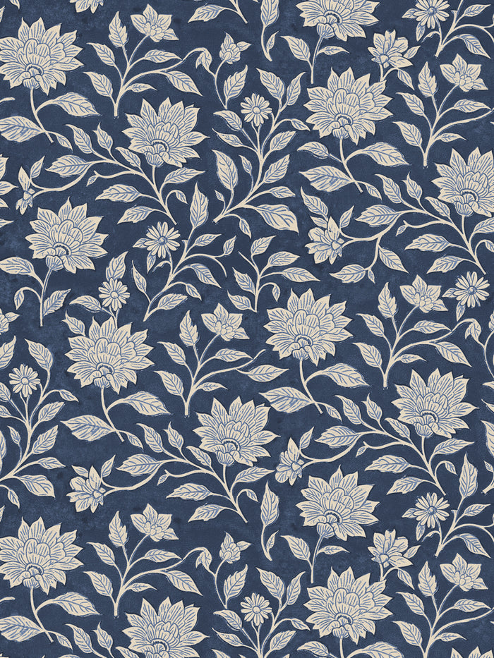 'Spice of Life Small' Wallpaper by Flint Wood & Hicks - Midnight