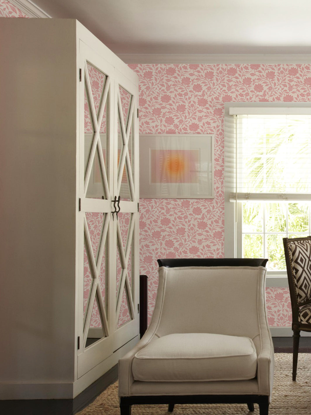 'Spice of Life Small' Wallpaper by Flint Wood & Hicks - Pink