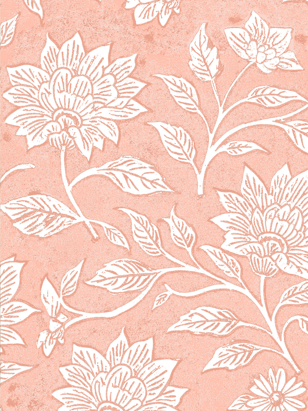 'Spice of Life Large' Wallpaper by Flint Wood & Hicks - Light Coral