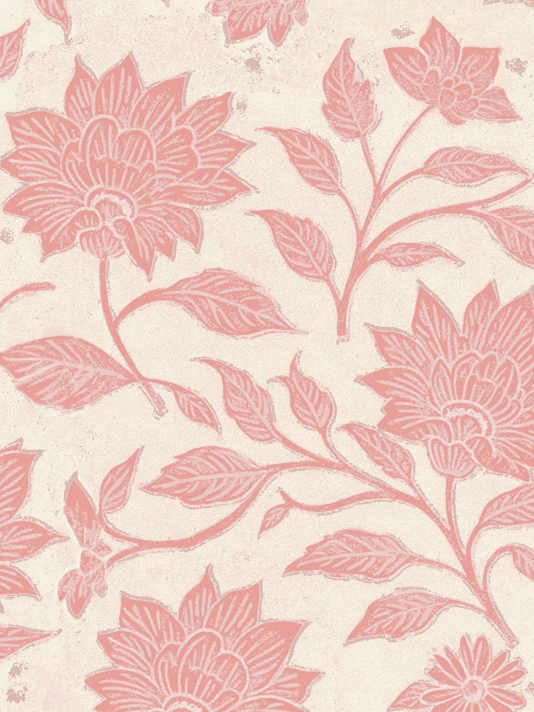 'Spice of Life Small' Wallpaper by Flint Wood & Hicks - Pink
