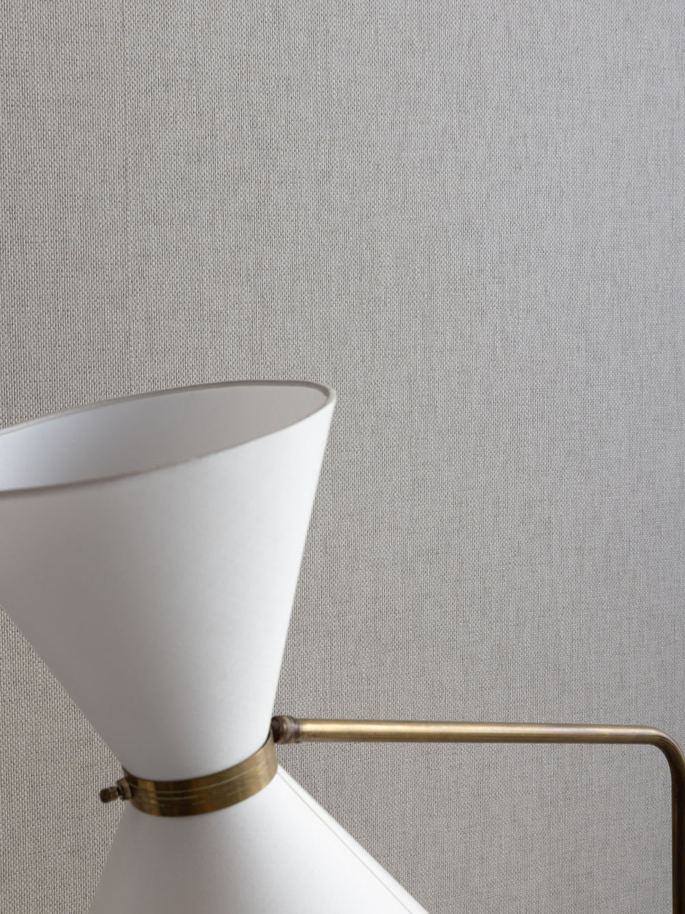 stitch two tone grasscloth wallpaper in gray cream