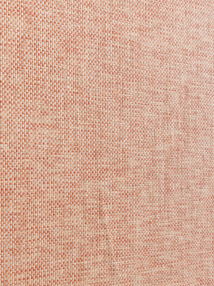 stitch two tone grasscloth wallpaper in mango cream