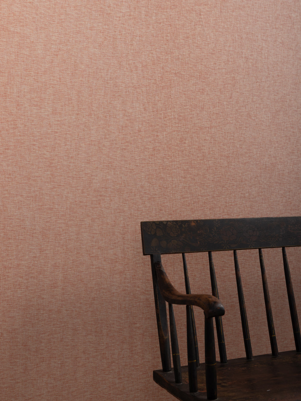 stitch two tone grasscloth wallpaper in mango cream