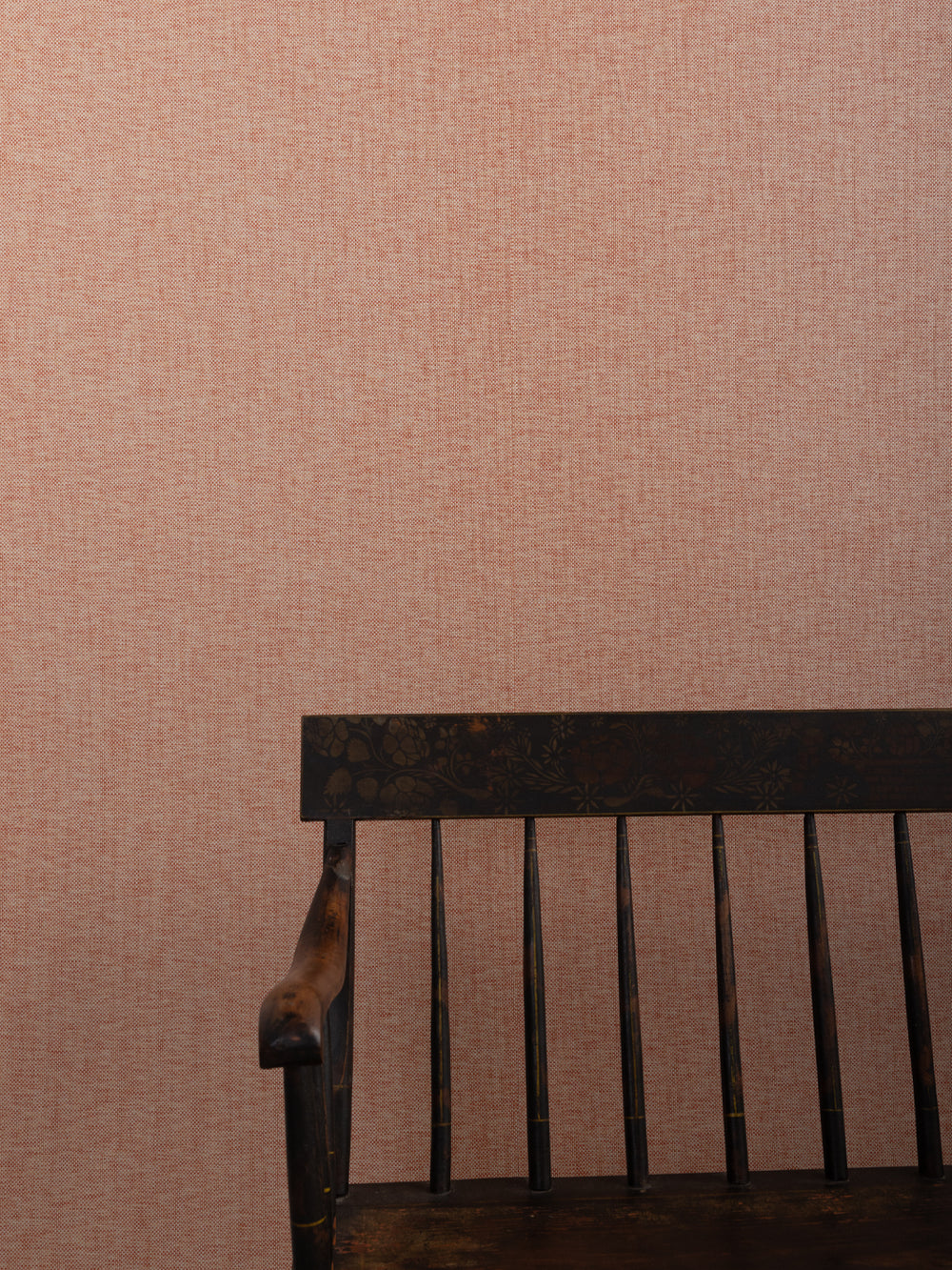stitch two tone grasscloth wallpaper in mango cream