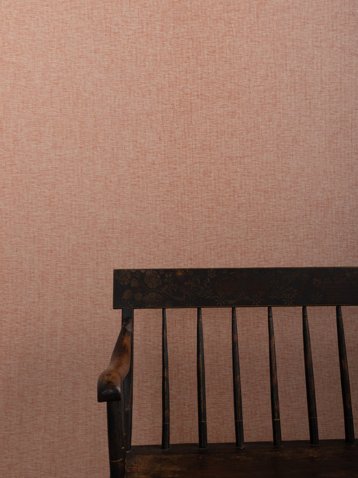 stitch two tone grasscloth wallpaper in mango cream