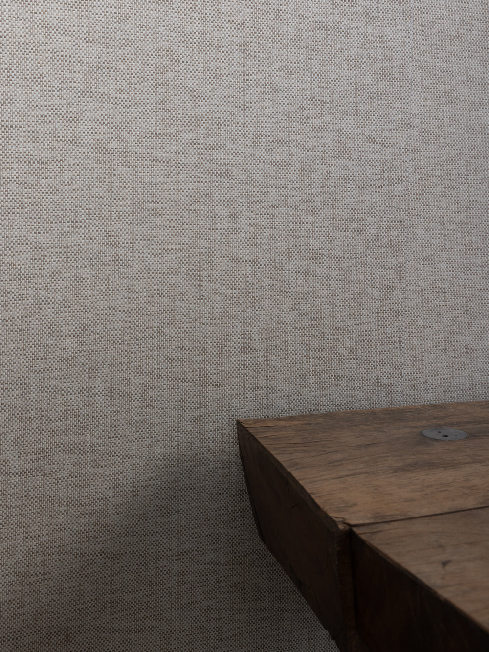 stitch two tone grasscloth wallpaper in oak cream