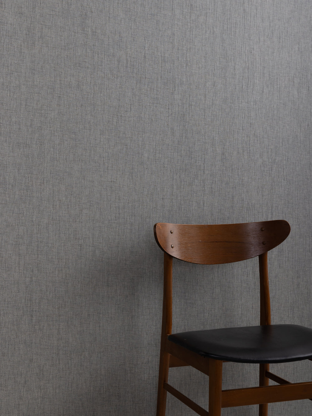 stitch two tone grasscloth wallpaper in pepper sky