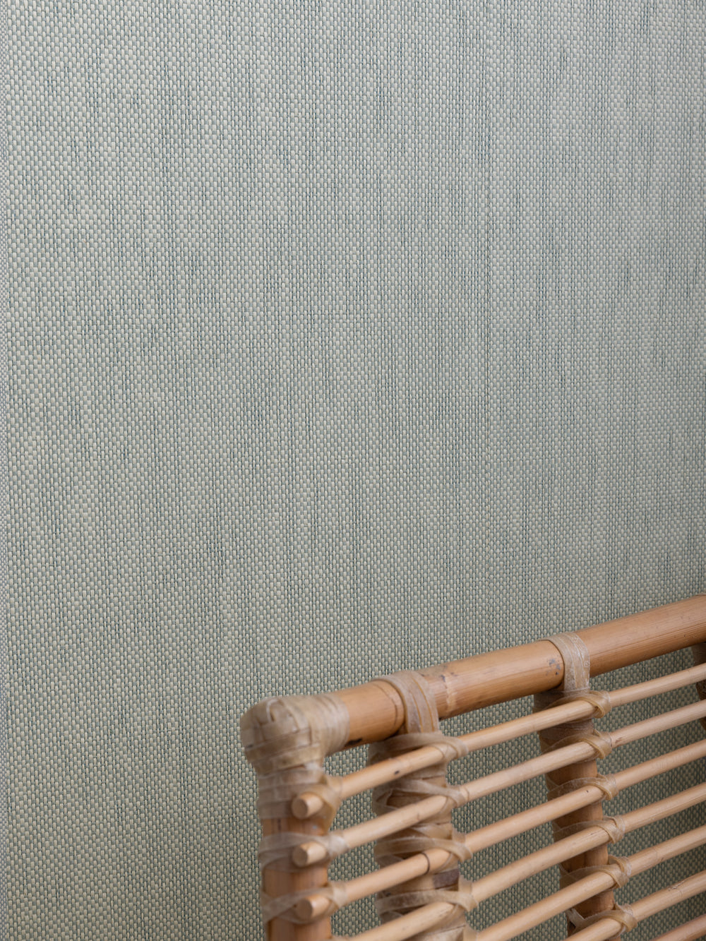 stitch two tone grasscloth wallpaper in sage cream