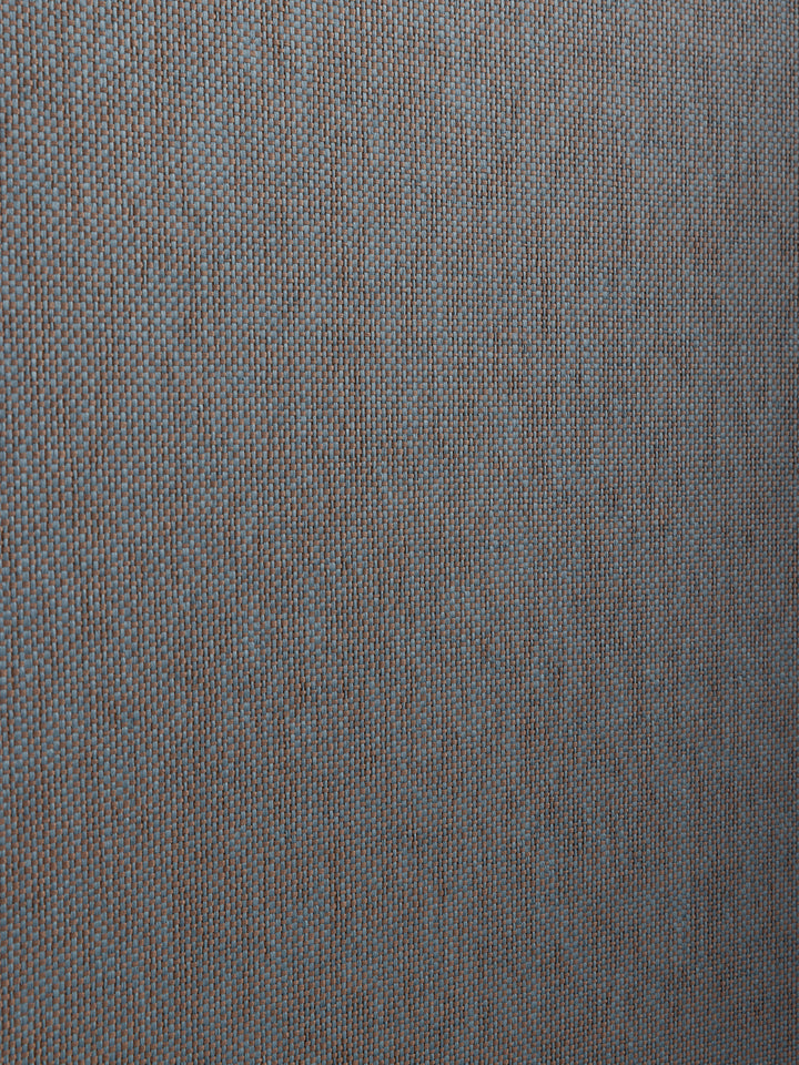 stitch two tone grasscloth wallpaper in smoke blue