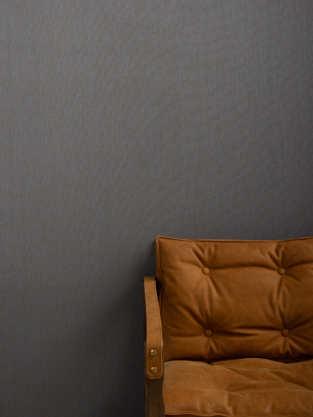 stitch two tone grasscloth wallpaper in smoke blue