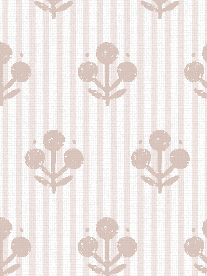 striped coco linen fabric by sugar paper rose on petal