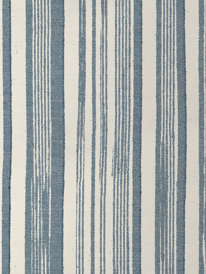 stuart stripe grasscloth wallpaper by nathan turner blue