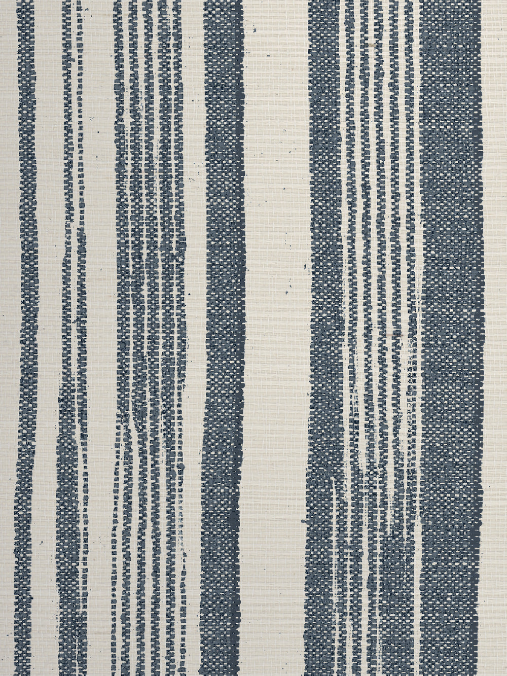 stuart stripe grasscloth wallpaper by nathan turner dark blue