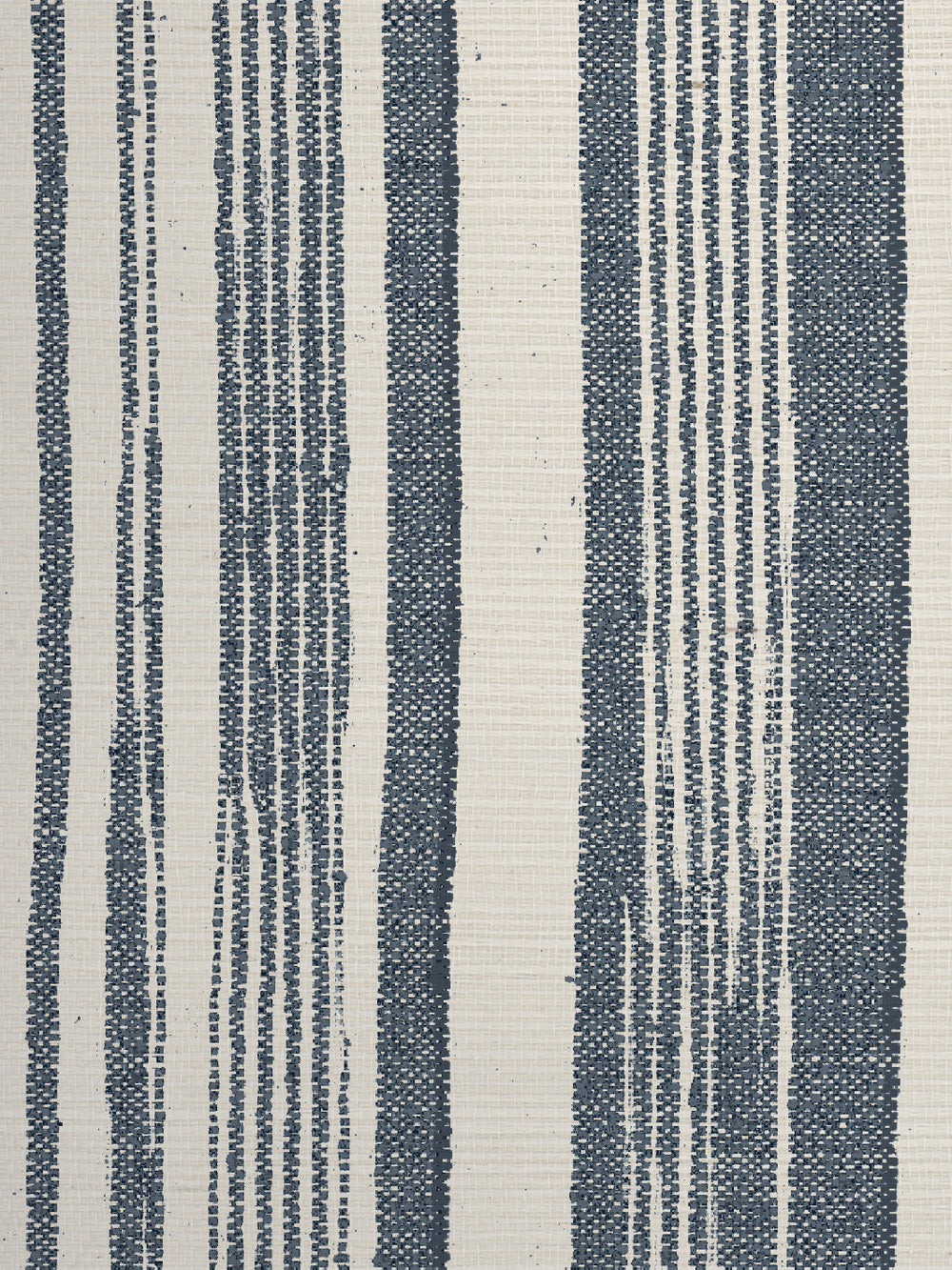 stuart stripe grasscloth wallpaper by nathan turner dark blue
