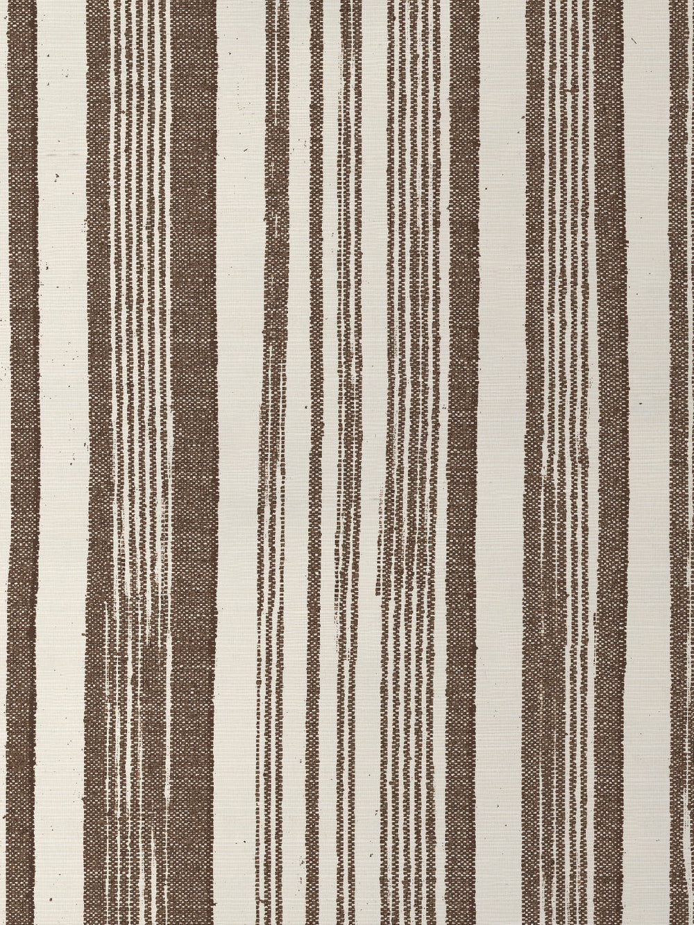 stuart stripe grasscloth wallpaper by nathan turner dark chocolate