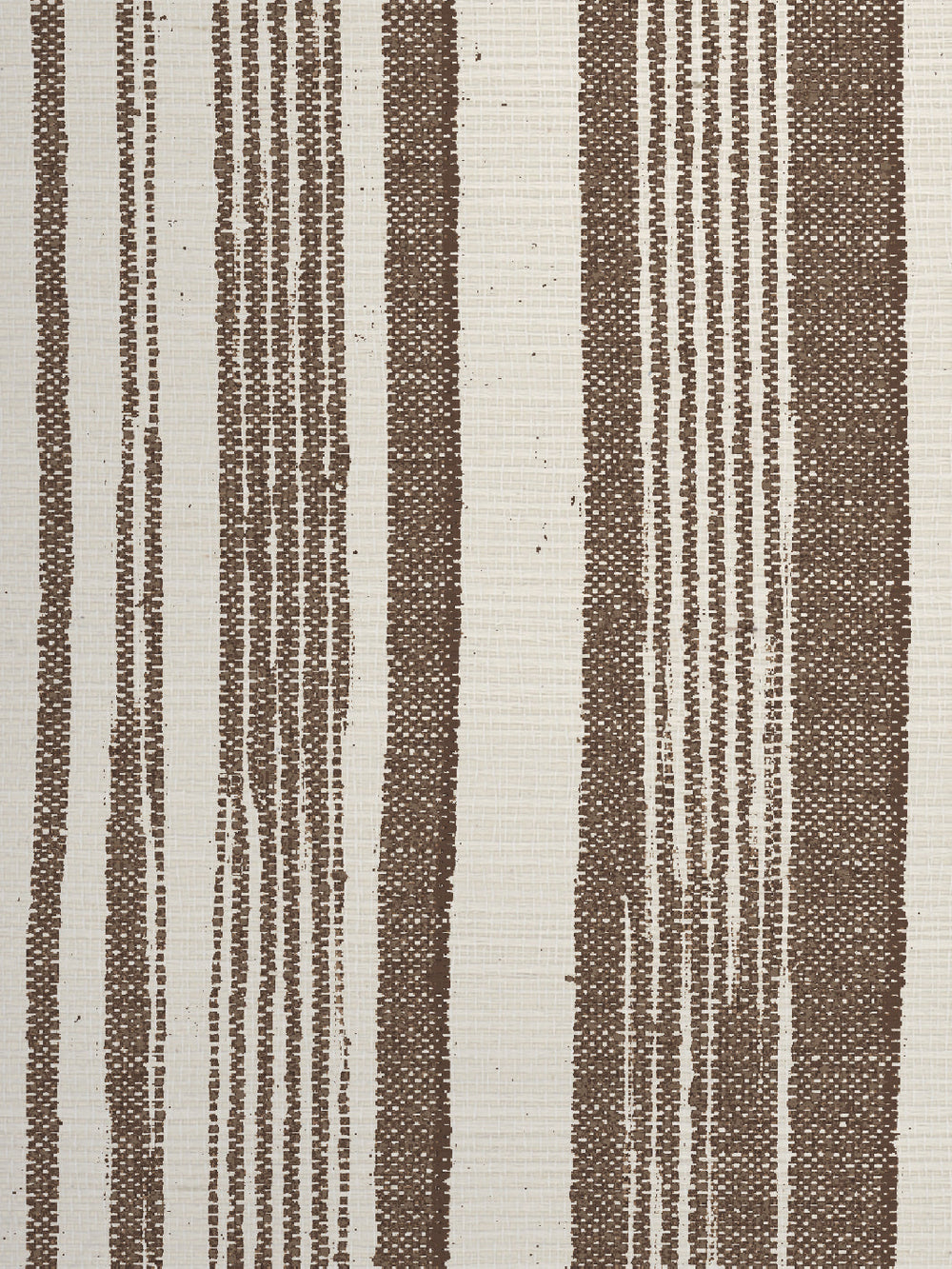 stuart stripe grasscloth wallpaper by nathan turner dark chocolate