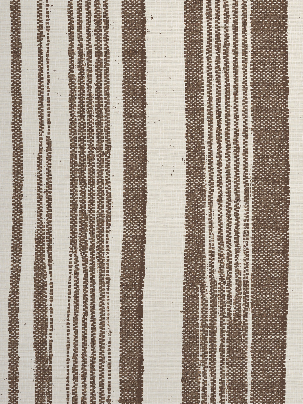 stuart stripe grasscloth wallpaper by nathan turner dark chocolate