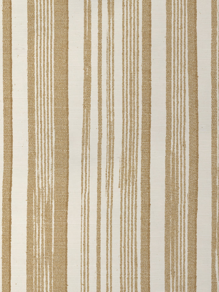 stuart stripe grasscloth wallpaper by nathan turner gold