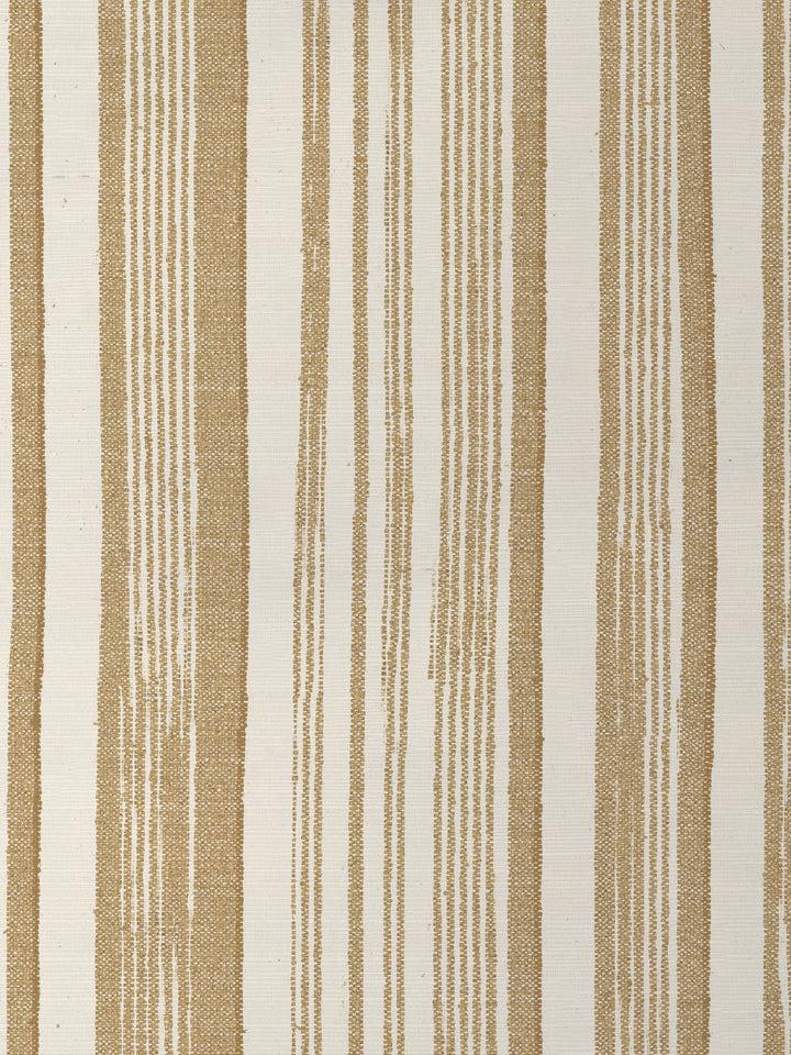 stuart stripe grasscloth wallpaper by nathan turner gold