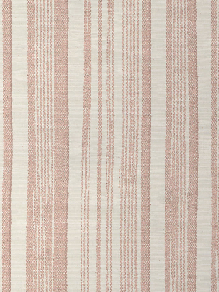 stuart stripe grasscloth wallpaper by nathan turner pink