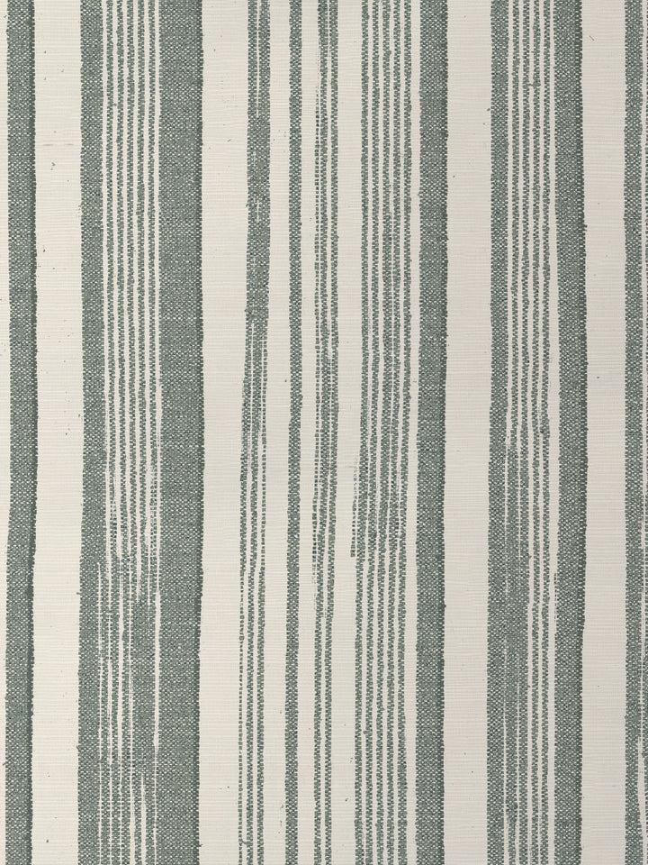 stuart stripe grasscloth wallpaper by nathan turner sage