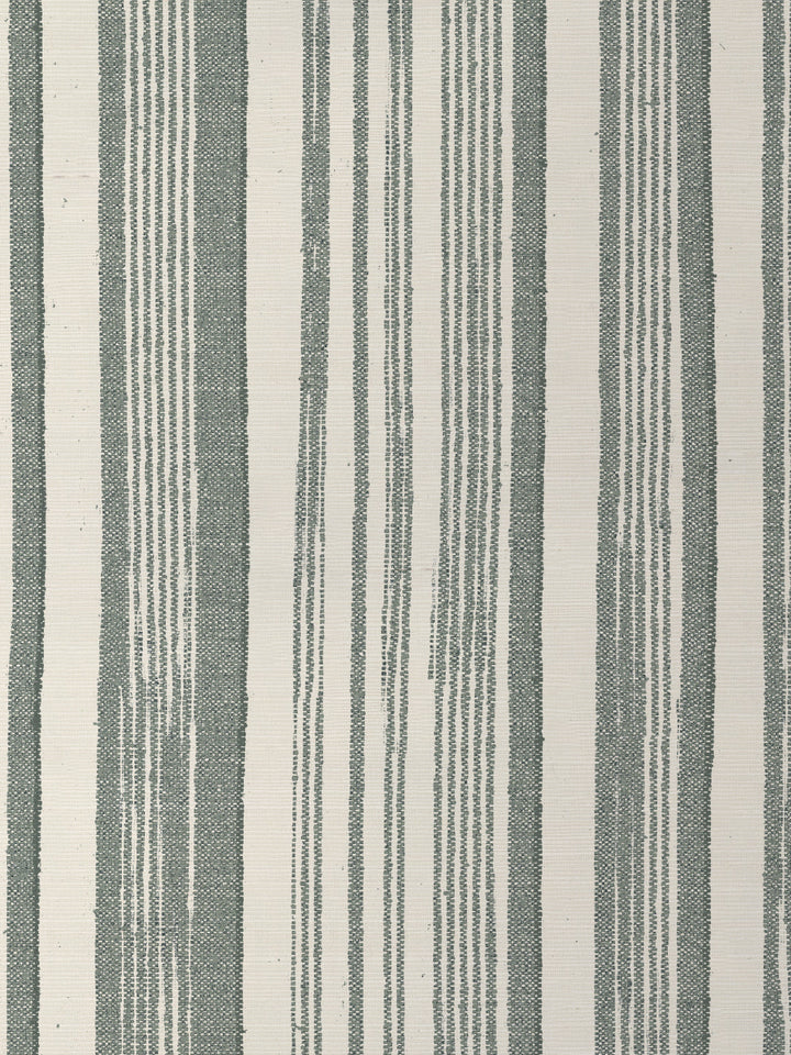 stuart stripe grasscloth wallpaper by nathan turner sage