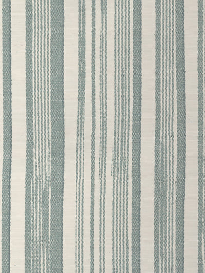 'Stuart Stripe' Grasscloth Wallpaper by Nathan Turner - Seafoam
