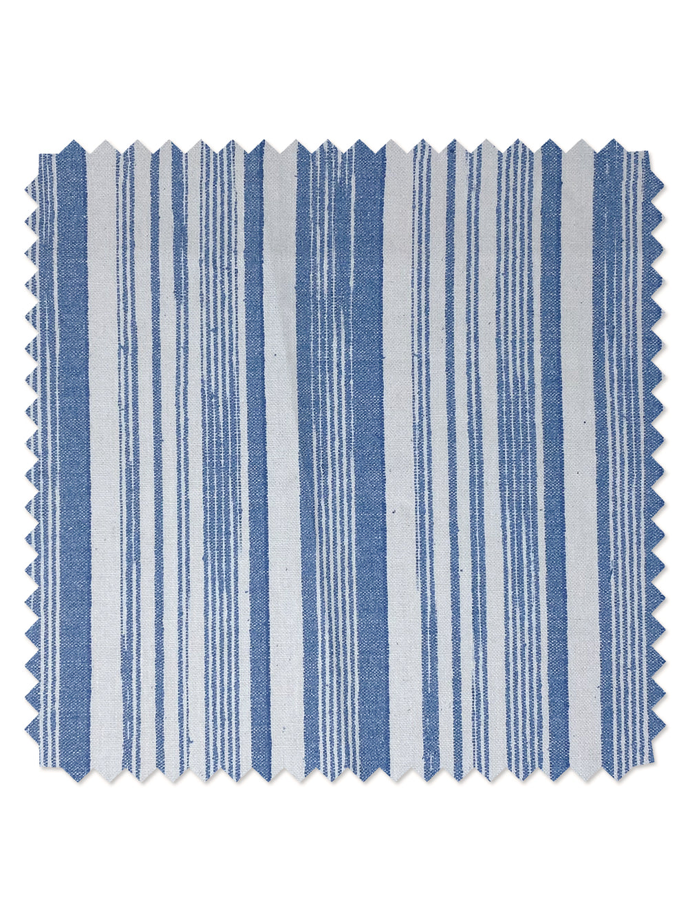 stuart stripe linen fabric by nathan turner blue