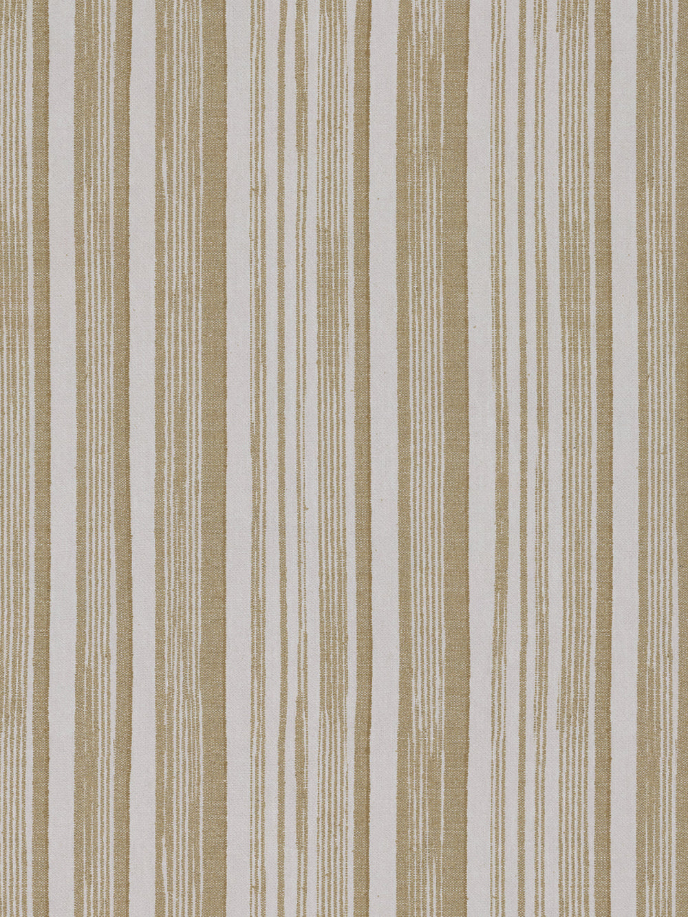 stuart stripe linen fabric by nathan turner gold