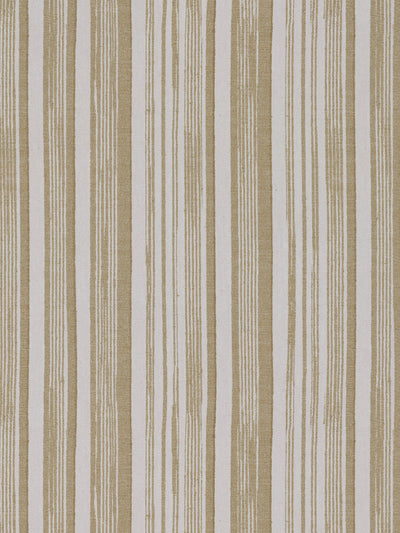 'Stuart Stripe' Linen Fabric by Nathan Turner - Gold