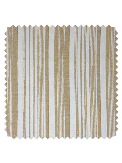 'Stuart Stripe' Linen Fabric by Nathan Turner - Gold