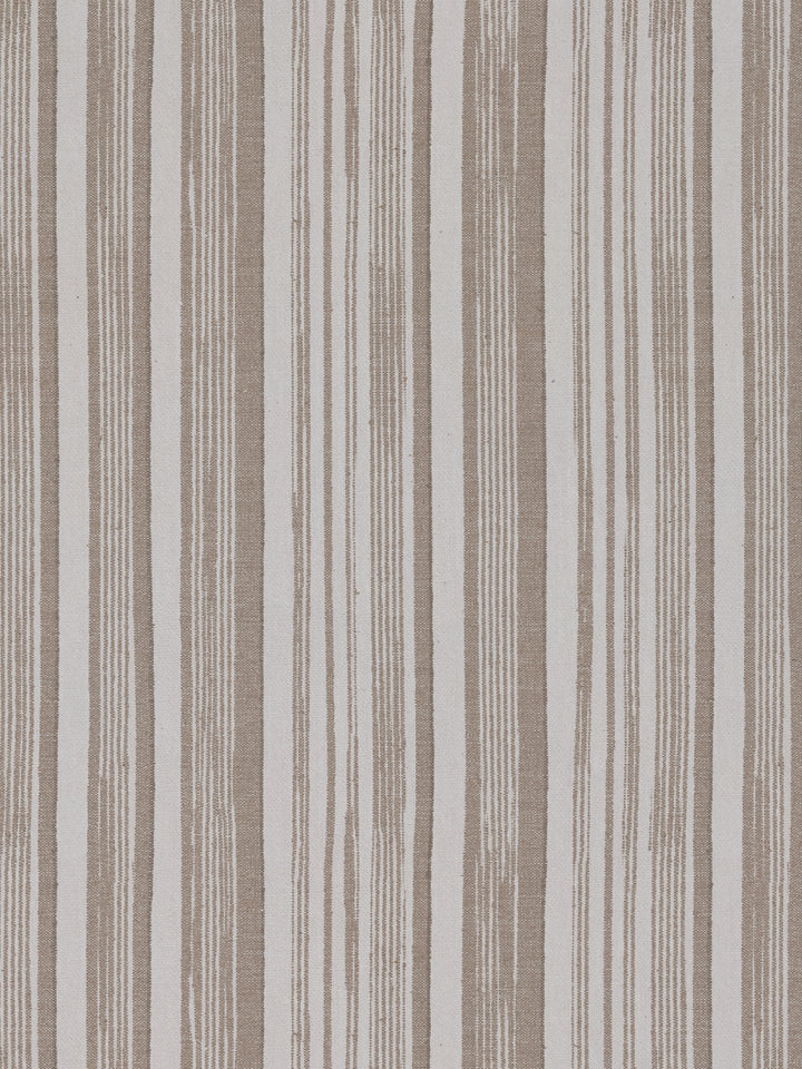 stuart stripe linen fabric by nathan turner neutral