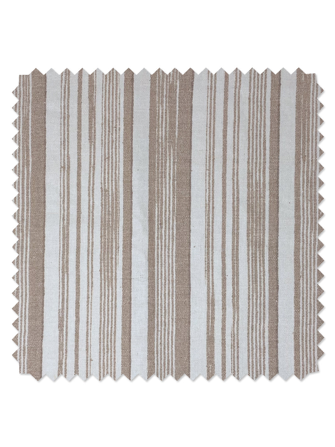 stuart stripe linen fabric by nathan turner neutral